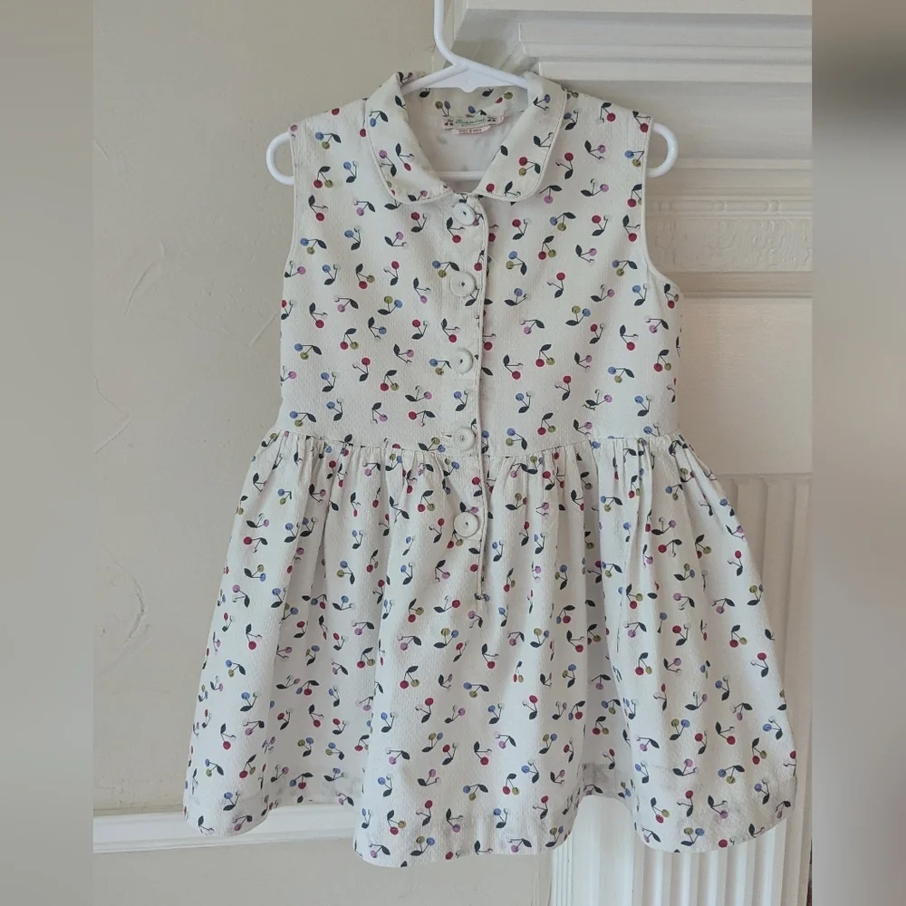 Bonpoint | Anne Cherry Dress Ecru